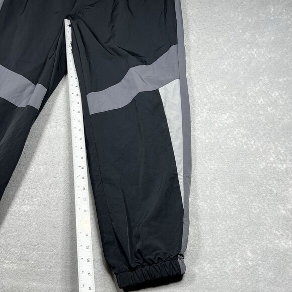 Gymshark Track Pants Joggers Mens Size XXL Black Gray Nylon Cotton Pockets - Picture 8 of 14